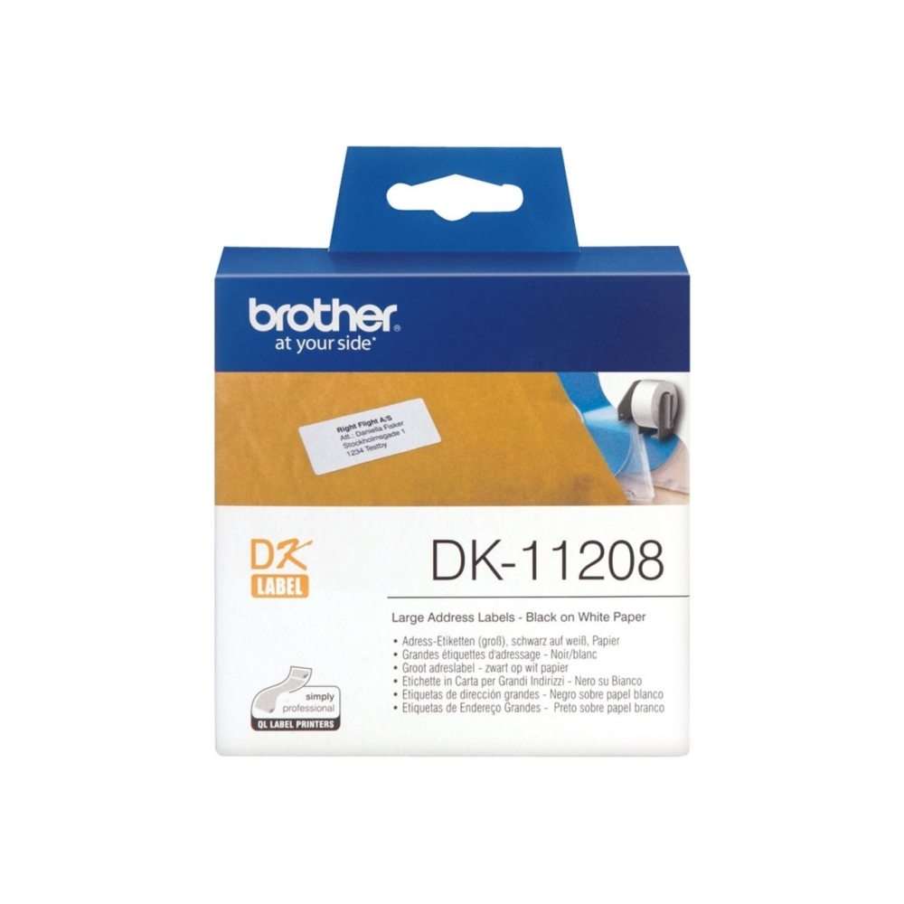 Original für Brother DK-11208 Etiketten Weiß