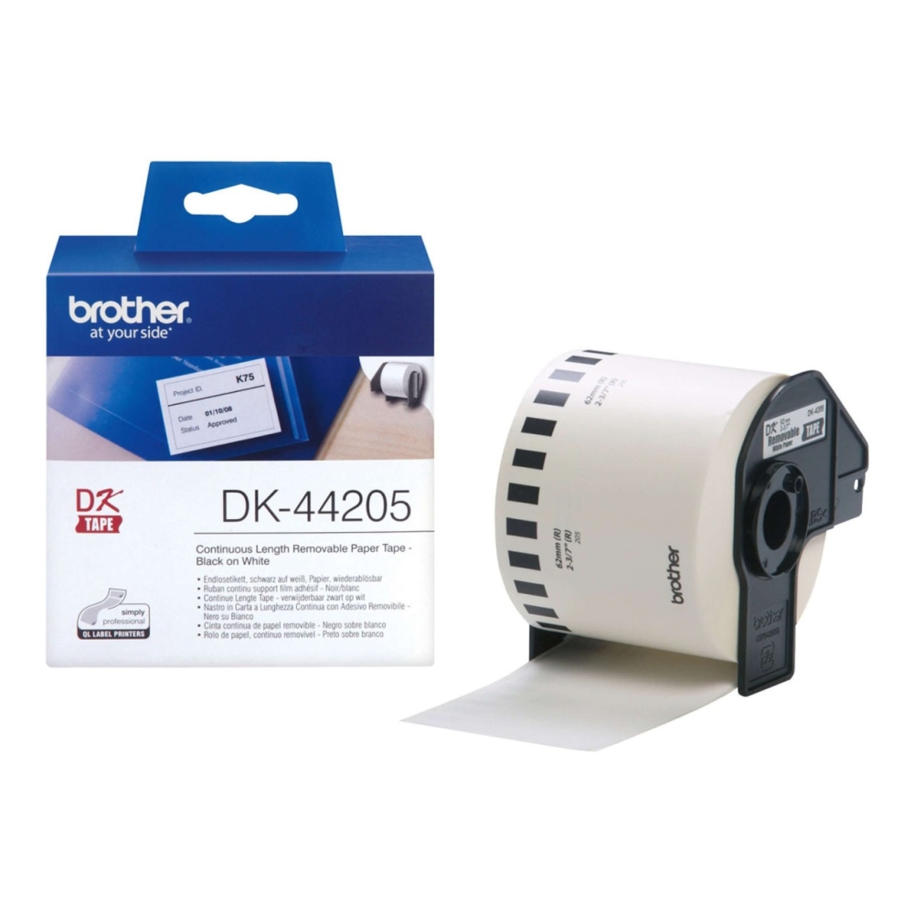 Original für Brother DK-44205 Etikett Weiß
