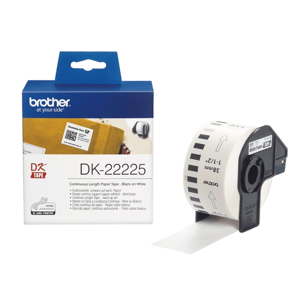 Original für Brother DK-22225 Etikett Weiß