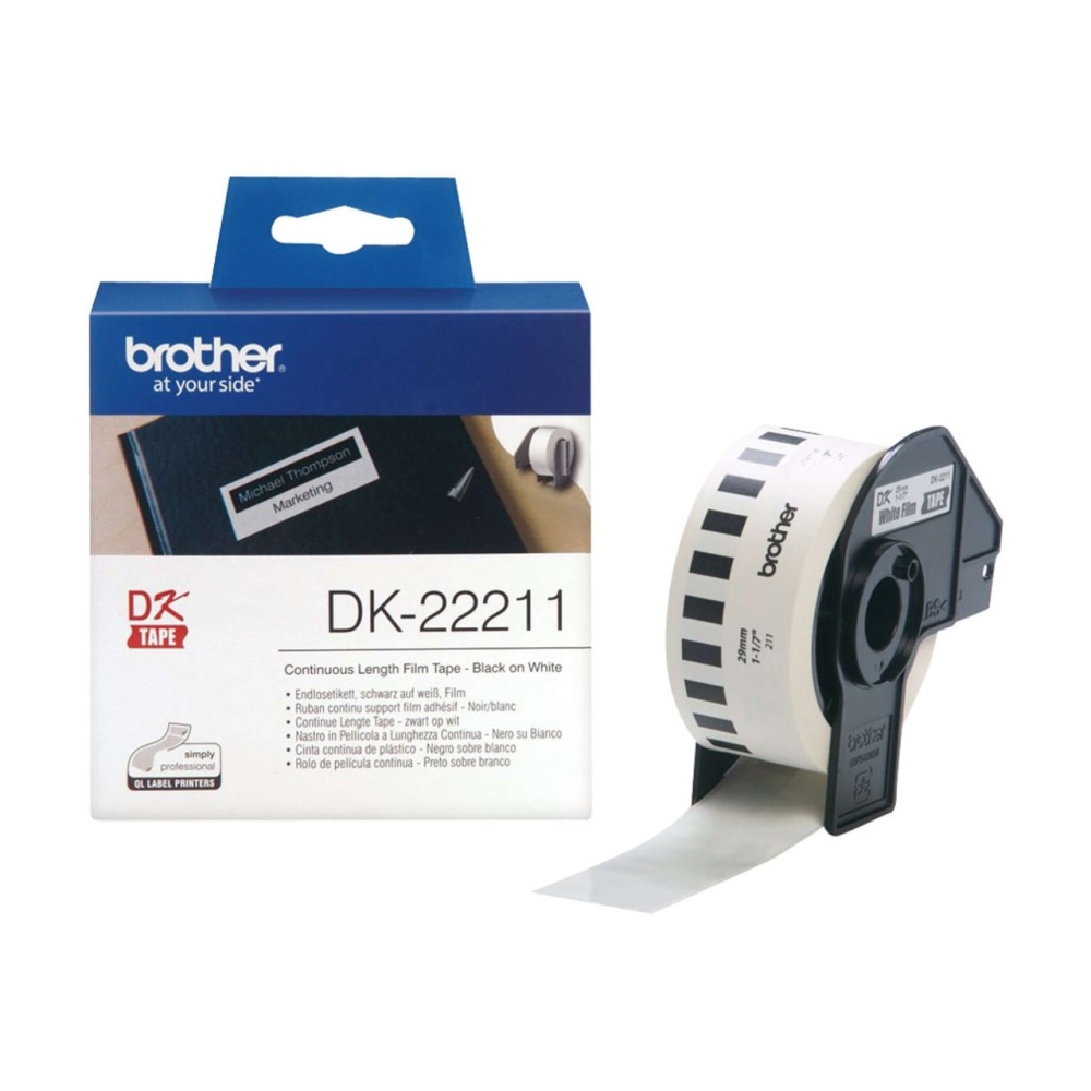Original für Brother DK-22211 Etikett Weiß