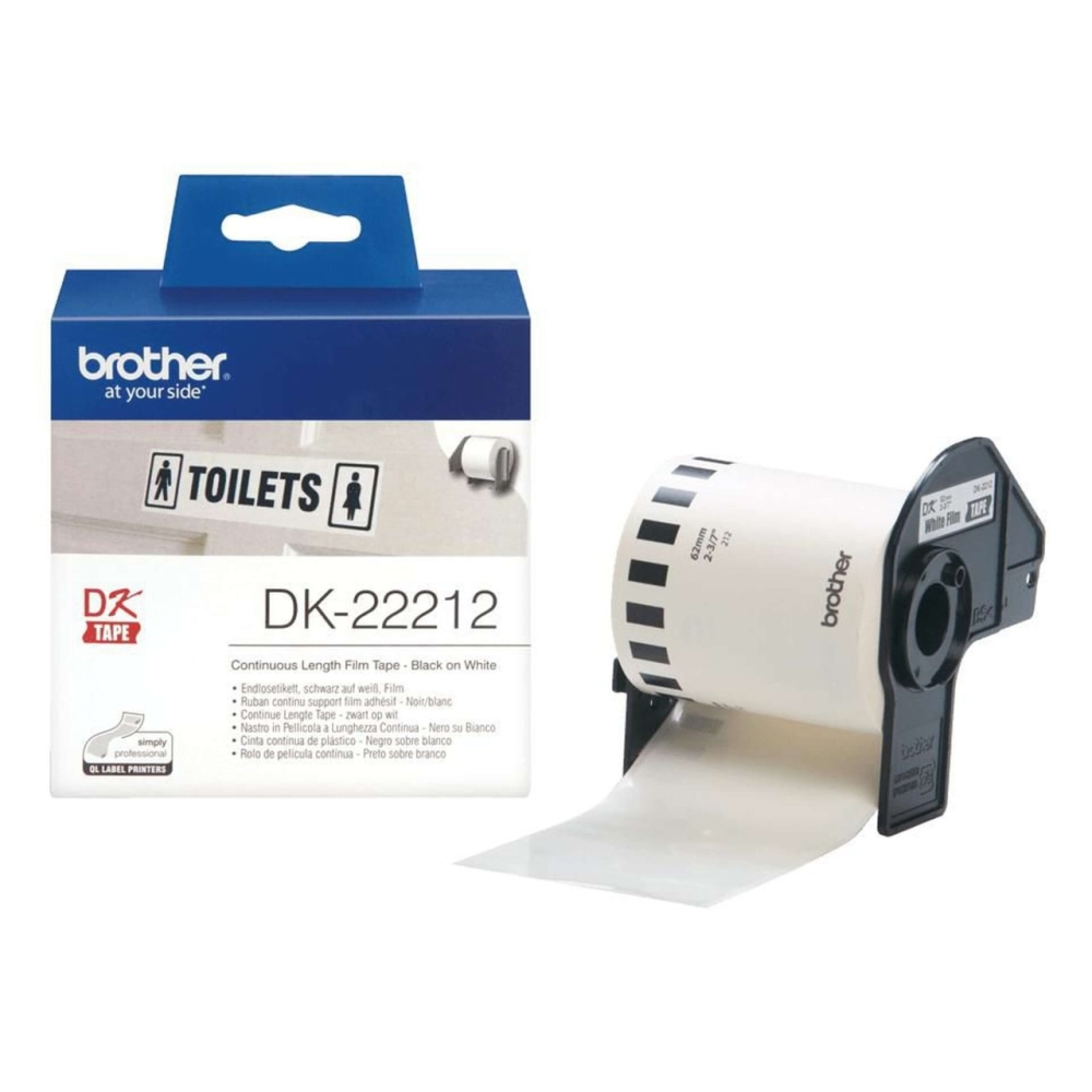 Original für Brother DK-22212 Etikett Weiß