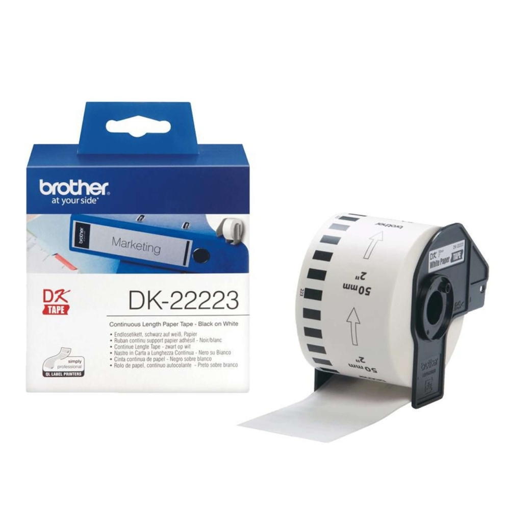 Original für Brother DK-22223 Etikett Weiß