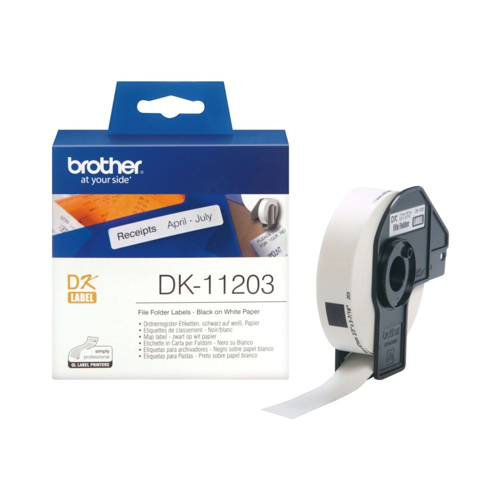 Original für Brother DK-11203 Etiketten Weiß