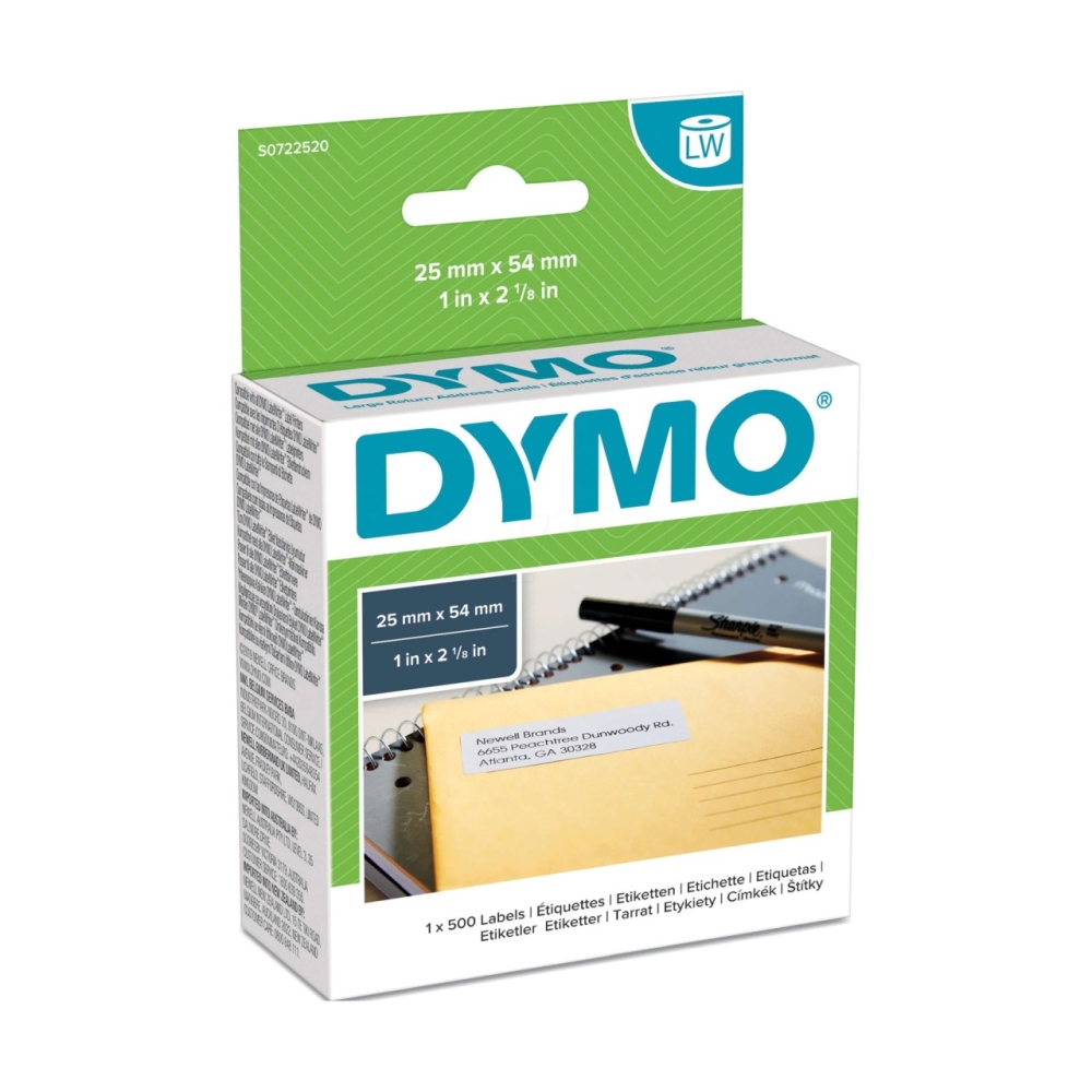 Original Dymo 11352 / S0722520 Etiketten