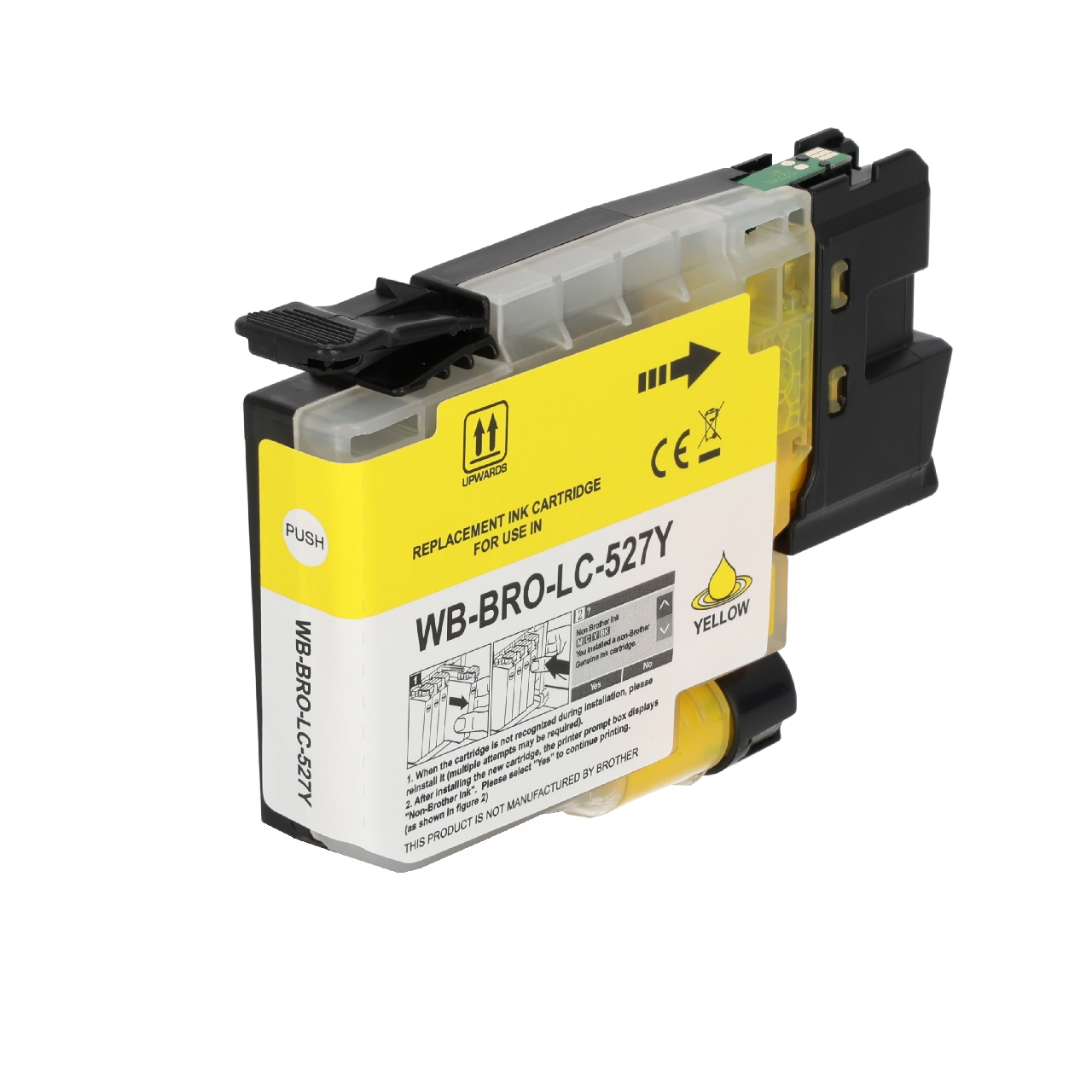 Kompatibel für Brother LC-527Y Druckerpatrone Gelb
