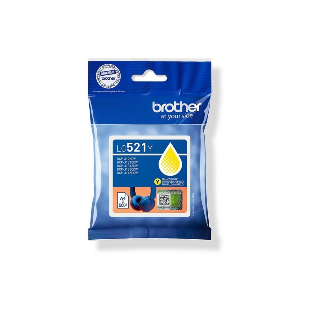 Original Brother LC-521Y Druckerpatrone Gelb