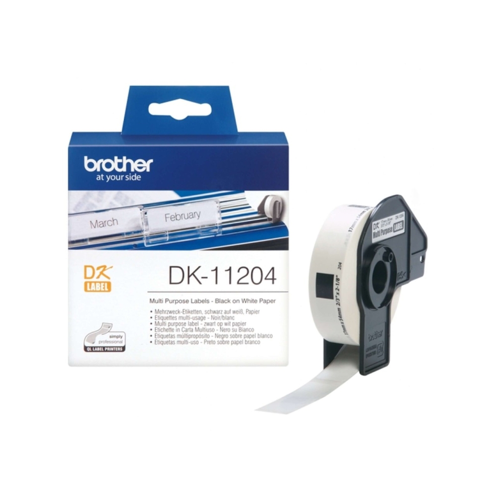 Original für Brother DK-11204 Etiketten Weiß