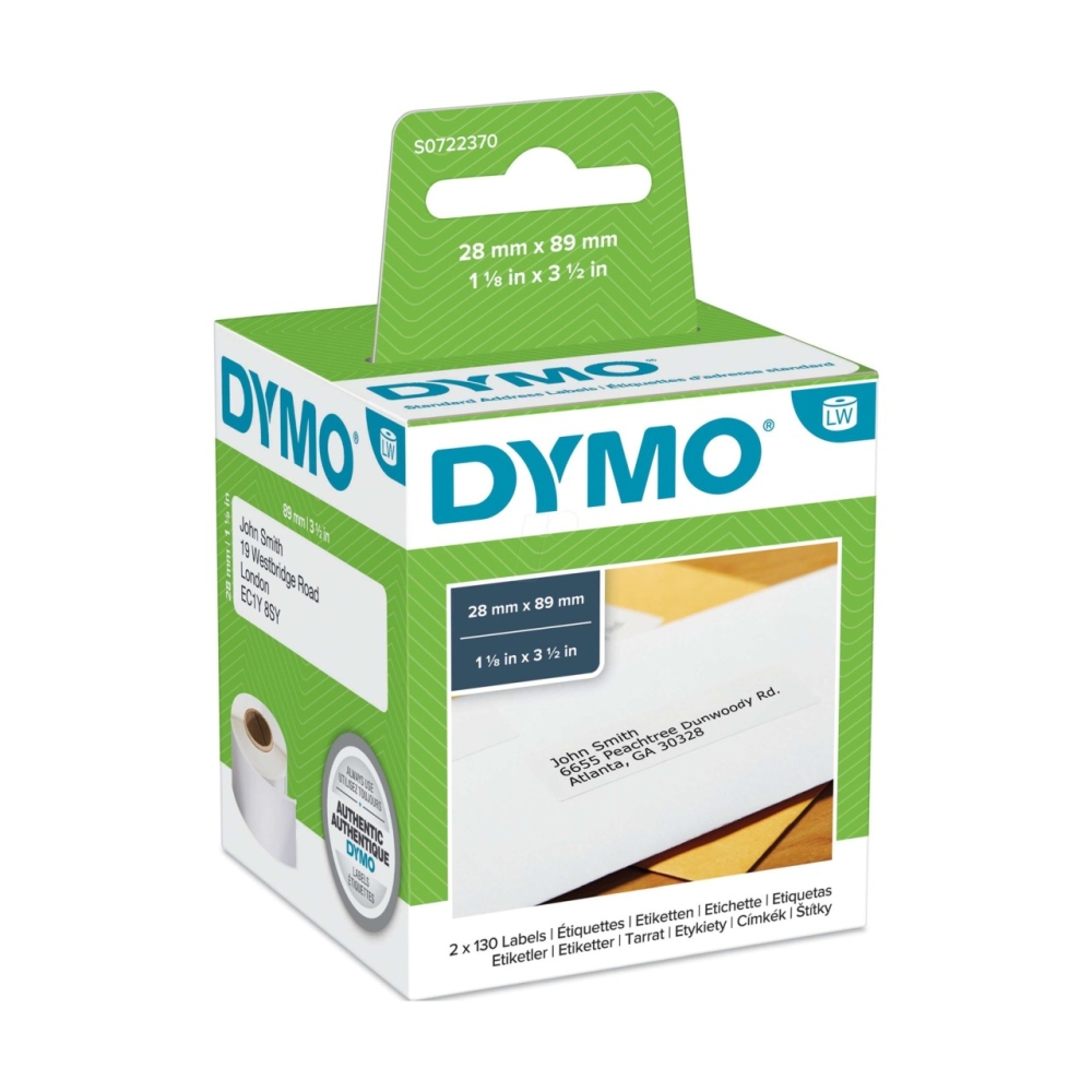 Original Dymo 99010 / S0722370 Etiketten